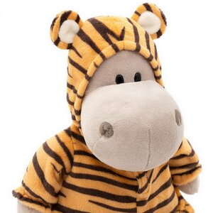 Мягкая игрушка Бегемотик в тигрином комбинезоне 20 см Orange Toys фото 5