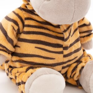 Мягкая игрушка Бегемотик в тигрином комбинезоне 20 см Orange Toys фото 6