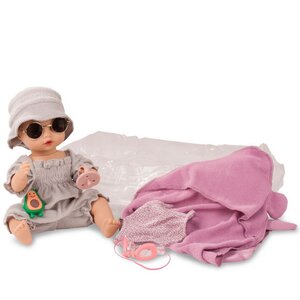 Кукла-младенец Анжу 33 см, с аксессуарами, закрывает глаза Gotz фото 2