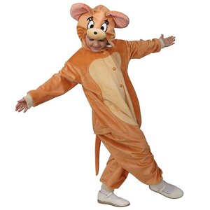 Карнавальный костюм - кигуруми Мышка Джерри, рост 116 см Батик фото 2
