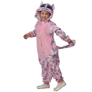 Карнавальный костюм - кигуруми Кошечка розовая, рост 134 см Батик фото 2