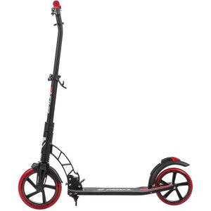Самокат Novatrack Deft, колеса 230/200 мм, амортизатор, черный с красным, до 100 кг Novatrack (Новатрэк) фото 2