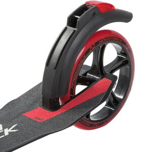 Самокат Novatrack Deft, колеса 230/200 мм, амортизатор, черный с красным, до 100 кг Novatrack (Новатрэк) фото 5