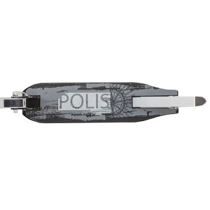 Самокат Novatrack Polis, колеса 230 мм, амортизатор, черно-белый Novatrack фото 7
