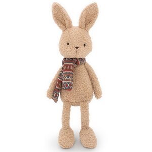 Мягкая игрушка Кролик Трюфель в шарфике 25 см
