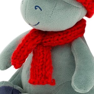 Мягкая игрушка Дракончик Сёма в красном шарфике и шапке 20 см Orange Toys фото 4