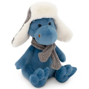 Мягкая игрушка Дракон Жора в ушанке 30 см Orange Toys фото 1