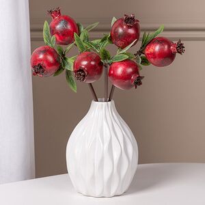 Искусственная ветка Гранат Sharoli 33 см бургунди