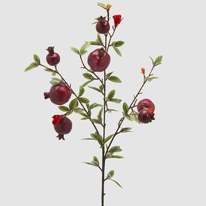 Искусственная ветка Гранат Легрелле 76 см бургунди