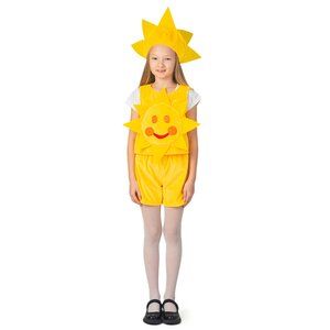 Карнавальный костюм Солнышко (шорты), рост 104-116 см Бока С фото 2