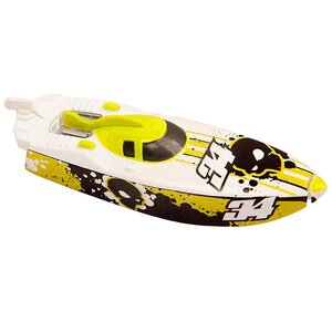Роболодка Micro boats 7.5 см желтый с белым ZURU (Зуру) фото 1