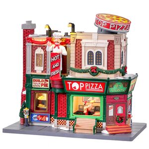 Светящаяся композиция Пиццерия Top Pizza 26*25 см, движение, музыка Lemax фото 1