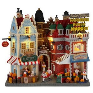 Фасад Голландский фестиваль сыра 29*26 см, подсветка, на батарейках 