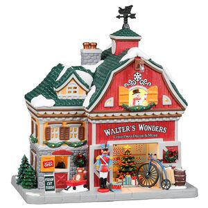 Магазин Рождественского декора Walters Wonders 23*20 см, подсветка Lemax фото 1
