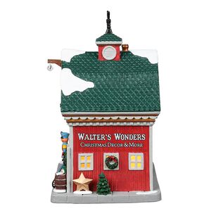 Магазин Рождественского декора Walters Wonders 23*20 см, подсветка Lemax фото 2