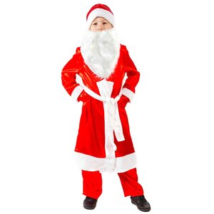 Карнавальный костюм Дед Мороз атласный, рост 122-134 см Бока С фото 1