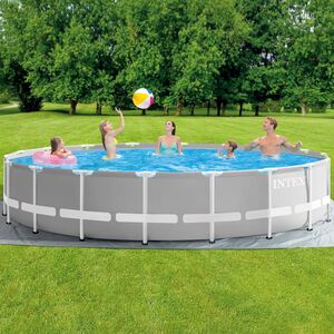 Каркасный бассейн 26732 Intex Prism Frame 549*122 см серый, фильтр-насос, аксессуары INTEX фото 2