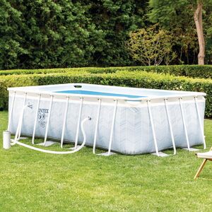 Каркасный бассейн 26780 Intex Chevron Prism Frame 400*200*100 см, картриджный фильтр, лестница INTEX фото 2