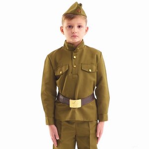 Детская военная форма Солдат в брюках люкс, рост 104-116 см Бока С фото 2