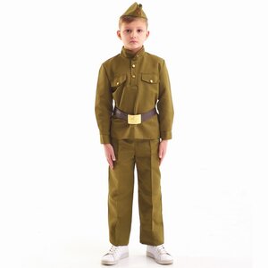 Детская военная форма Солдат в брюках люкс