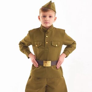 Детская военная форма Солдат в галифе люкс, рост 140-152 см Бока С фото 2