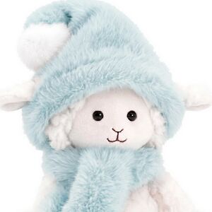 Мягкая игрушка Овечка Зефирка в голубой шапочке 20 см Orange Toys (Орандж Тойс) фото 2