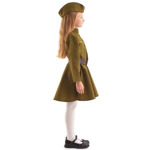 Детская военная форма Солдаточка в платье люкс, рост 82-92 см Бока С фото 7