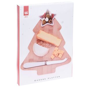 Набор для сыра и закусок Fiore Sardo 32*14 см с керамическим ножом и соусником, 3 предмета Koopman фото 5