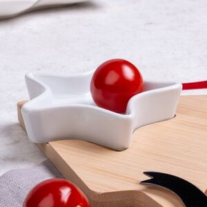 Набор для сыра и закусок Fiore Sardo 32*14 см с керамическим ножом и соусником, 3 предмета Koopman фото 2