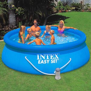 Надувной бассейн 28142 Intex Easy Set 396*84 см, фильтр-насос INTEX фото 2