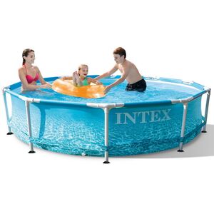 Каркасный бассейн 28208 Intex Metal Frame Beachside 305*76 см, фильтр-насос INTEX фото 4