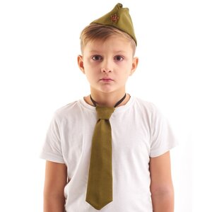 Карнавальный набор галстук и военная пилотка