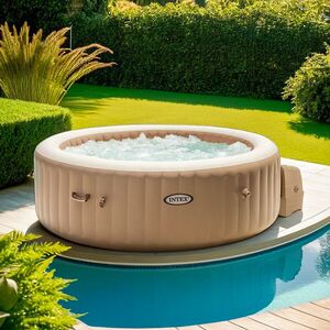 Надувной спа бассейн джакузи Intex 28428 PureSpa Bubble 216*71 см, аэромассаж
