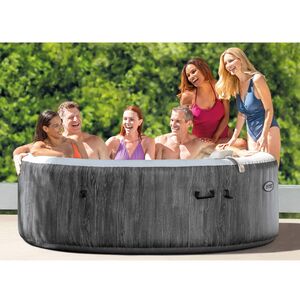 Надувной бассейн-джакузи Intex 28442 GreyWood Deluxe 216*71 см, аэромассаж, подсветка INTEX фото 3