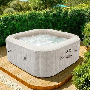 Надувной бассейн-джакузи Intex 28472 Chevron Deluxe 195*71 см, аэромассаж INTEX фото 4