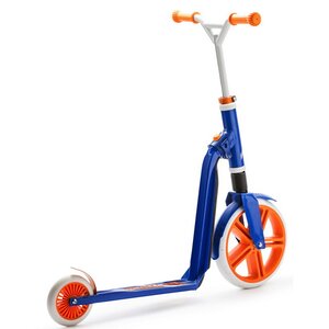 Самокат-беговел трансформер Highway Gangster, белый-голубой-оранжевый Scoot&Ride фото 3