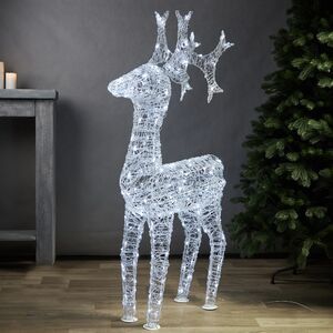 Светодиодный олень Арни 150 см, 220 холодных белых LED ламп, IP44 Winter Deco фото 4