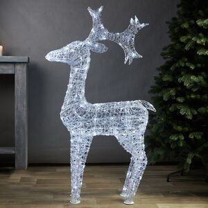 Светодиодный олень Арни 150 см, 220 холодных белых LED ламп, IP44 Winter Deco фото 7