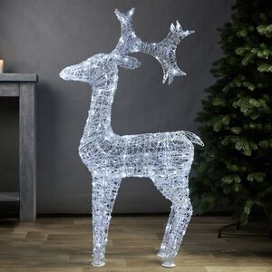 Светодиодный олень Арни 150 см, 220 холодных белых LED ламп, IP44 Winter Deco фото 2