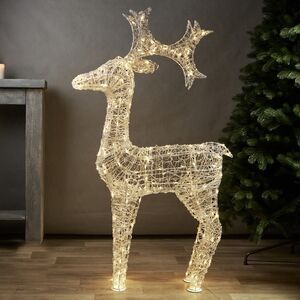 Светодиодный олень Арни 150 см, 220 теплых белых LED ламп, IP44 Winter Deco фото 2