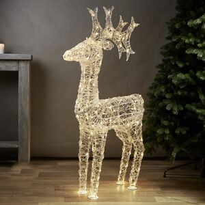 Светодиодный олень Арни 150 см, 220 теплых белых LED ламп, IP44 Winter Deco фото 1