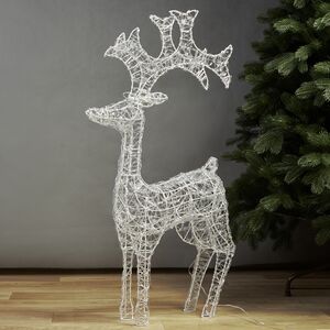 Светодиодный олень Парис 93 см, 120 холодных белых LED ламп, IP44 Winter Deco фото 6