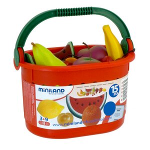 Корзина с фруктами 15 шт Miniland фото 1