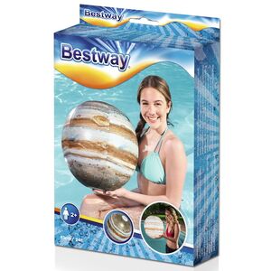 Надувной мяч с подсветкой Планета Юпитер 61 см Bestway (Бествей) фото 6