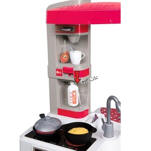 Детская кухня Tefal Studio 100*47*49 см 27 предметов, розовая с серым, свет, звук Smoby (Смуби) фото 7
