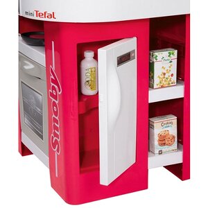 Детская кухня Tefal Studio 100*47*49 см 27 предметов, розовая с серым, свет, звук Smoby (Смуби) фото 8