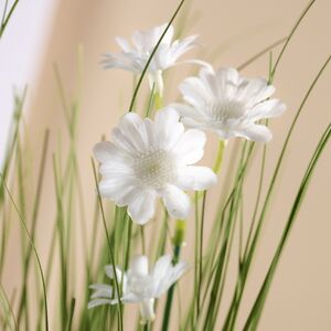 Искусственный букет Полевые Цветы 55 см белый Koopman (Купман) фото 2