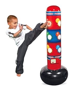 Груша боксерская напольная, звук, свет, 120 см Smoby фото 1