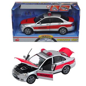 Машина "Mercedes S.O.S", красный, 25 см, 1:18, свет, звук, фрикционный DICKIE TOYS фото 2