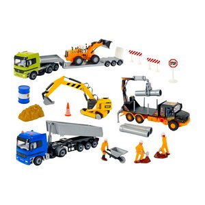 Набор строительной техники 1:43 DICKIE TOYS фото 1